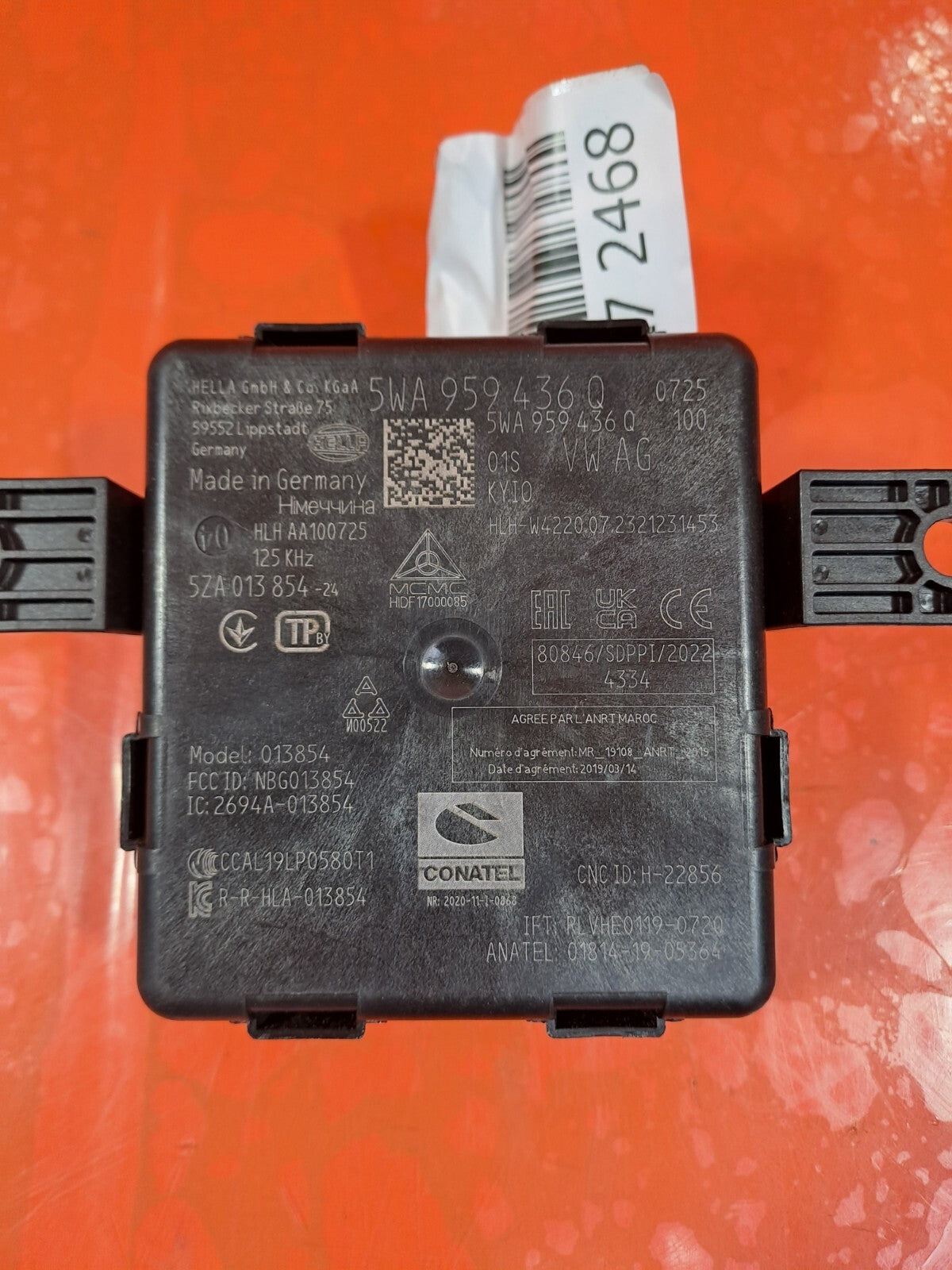 2023 CUPRA LEON VZ2 1.4P KEYLESS ENTRY CONTROL MODULE ECU 5WA959436Q A227 - Image 1