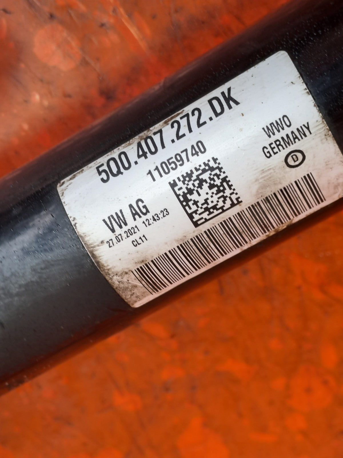 ✅AUDI A3 S LINE 1.4 PETROL HYBRID 2021 FRONT RIGHT AUTO DRIVESHAFT 5Q0407272DK - Image 12