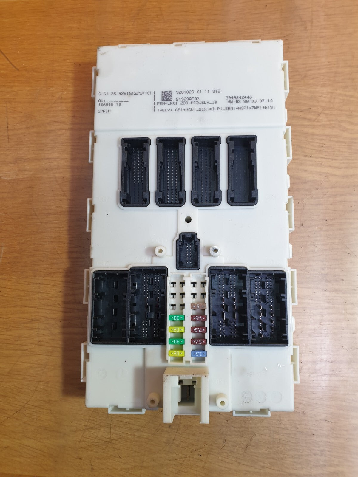 ✅2012 BMW 1 SERIES F20 1.6P BCM BODY CONTROL MODULE & KEY 9281829 +WARRANTY A159 - Image 9