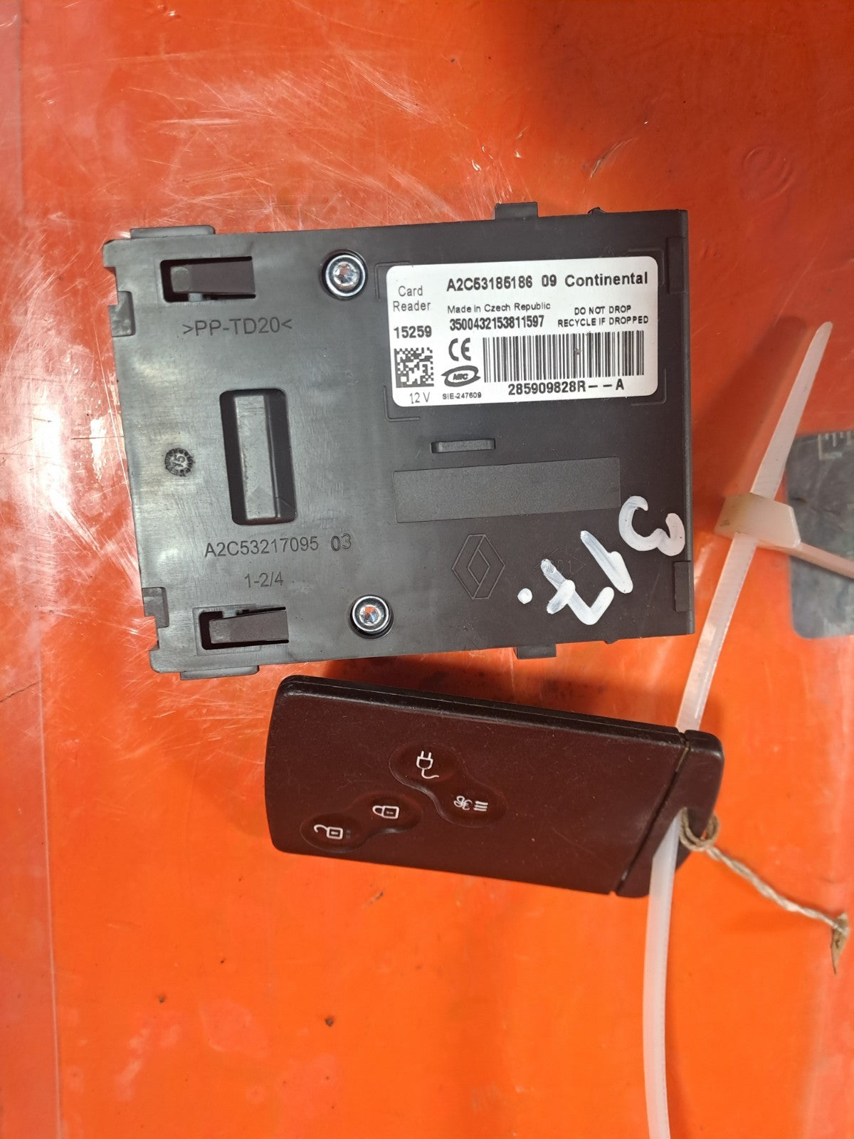 ✅RENAULT ZOE DYNAMIQUE 2015 ENGINE ECU KIT 285251621R 487000409R 237D40155R A317 - Image 12