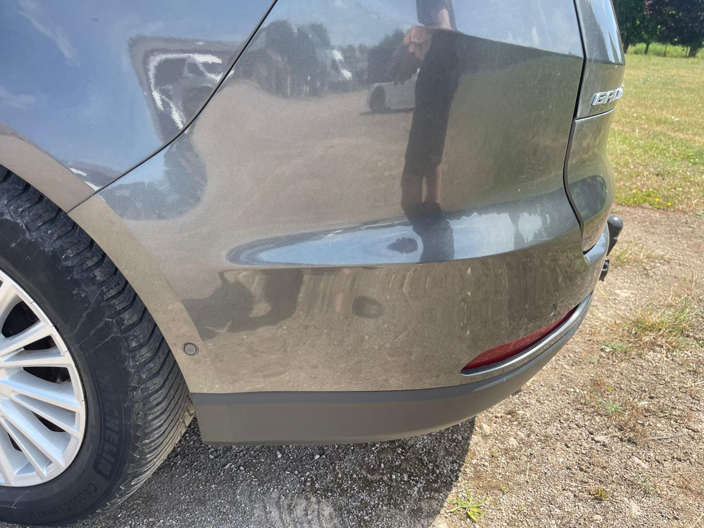 ✅2017 FORD GALAXY ZETEC MK4 REAR BUMPER GREY + WARRANTY A296 - Image 2