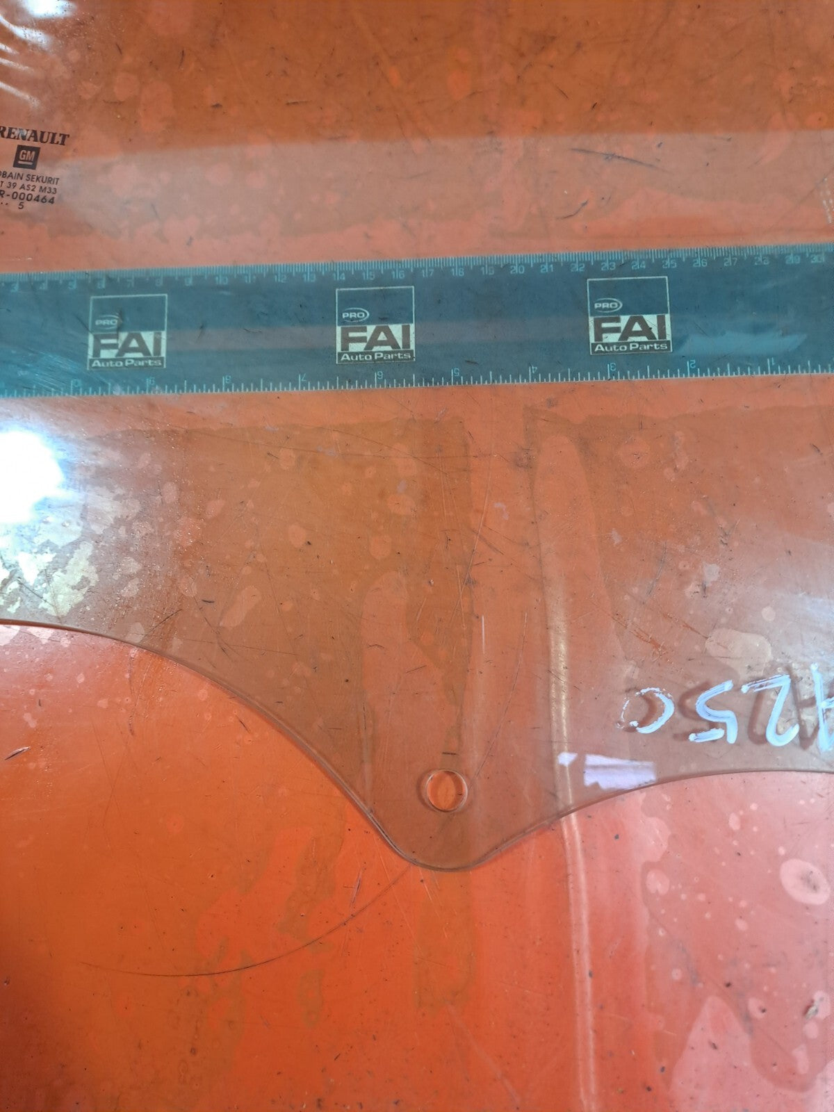 ✅RENAULT TRAFIC MK3 Sl27 1.6 DIESEL 2015 FRONT RIGHT DOOR WINDOW GLASS 43R000464 - Image 8