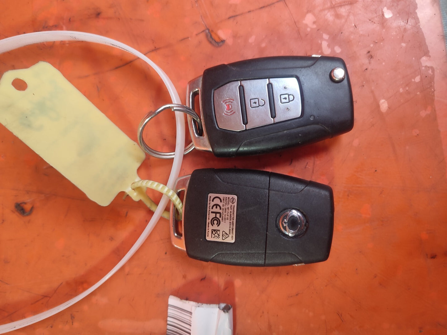 ✅2016 SSANGYONG TIVOLI ELX 3 BUTTON REMOTE FLIP KEY FOB 87510-35050 + WARRANTY - Image 12
