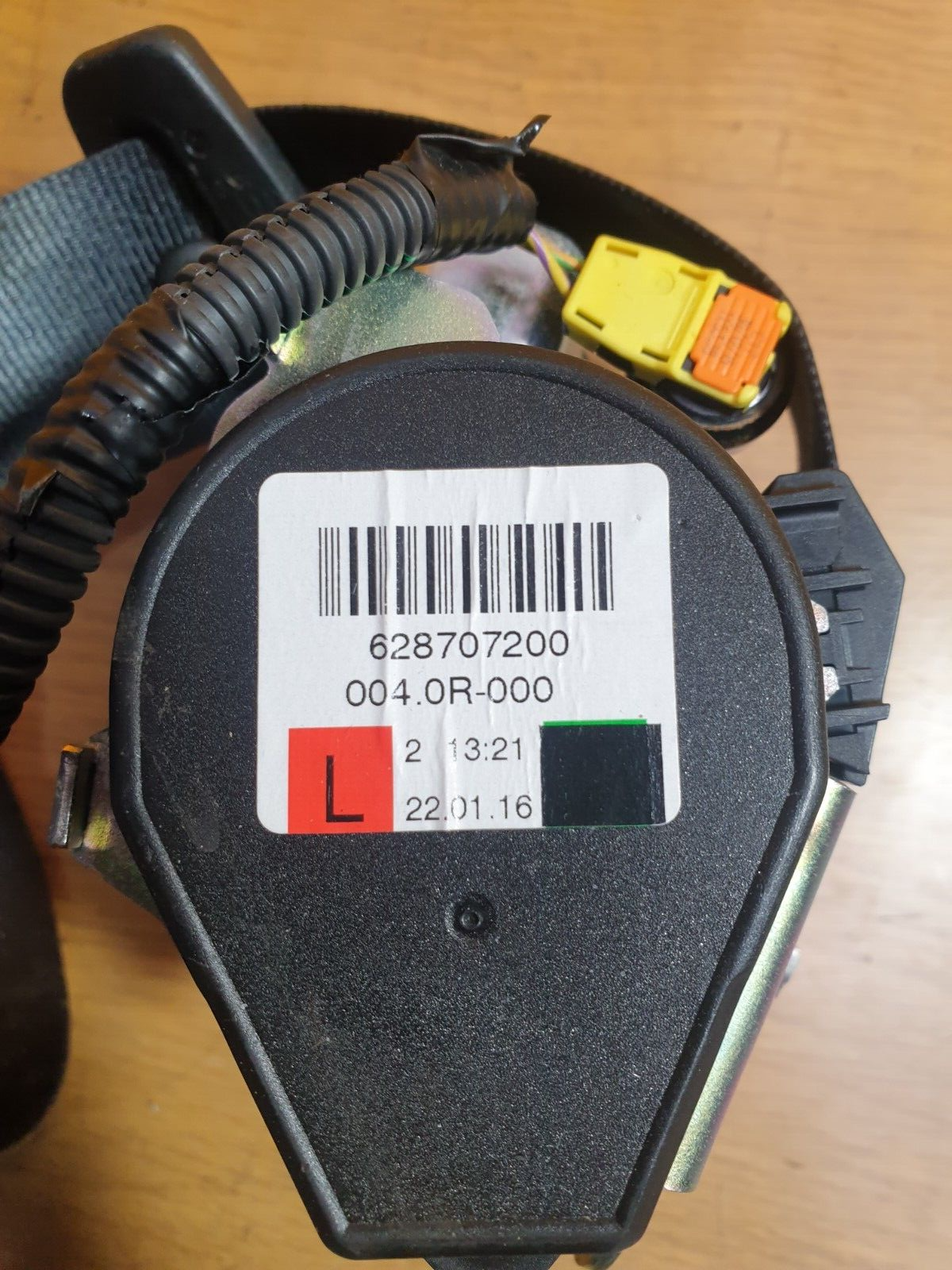 ✅2016 LAND ROVER DISCOVERY SPORT L550 REAR LEFT SEAT BELT AMFK72-611B69-AG A155 - Image 9