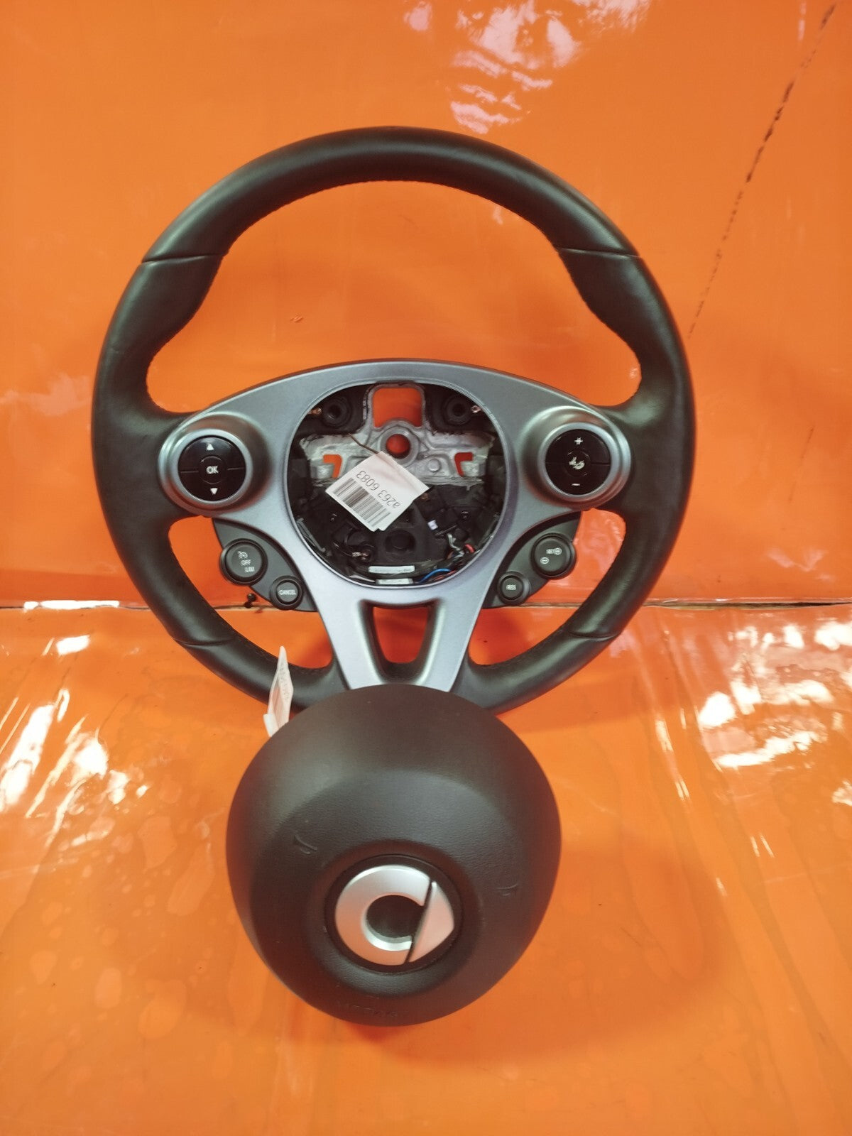 ✅SMART EQ FORFOUR 2020 MULTIFUNCTION LEATHER STEERING WHEEL Warranty A263 - Image 3