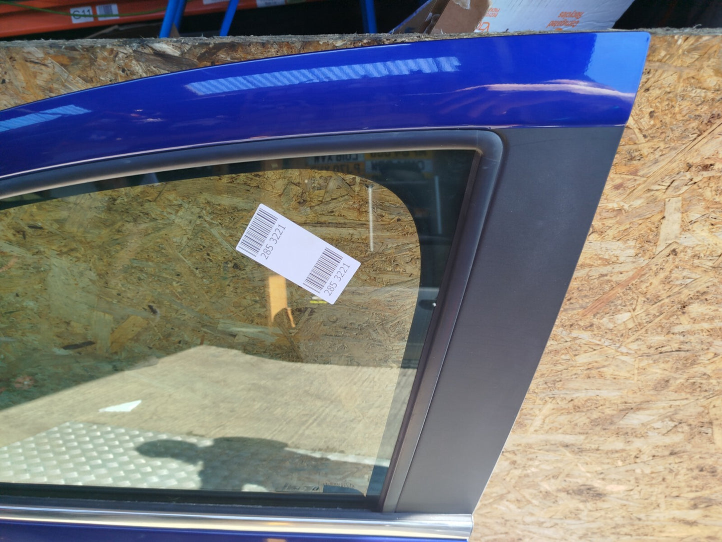✅FORD B-MAX TITANIUM 1.0 PETROL 2014 FRONT LEFT DOOR BLUE Scratches A285 - Image 2