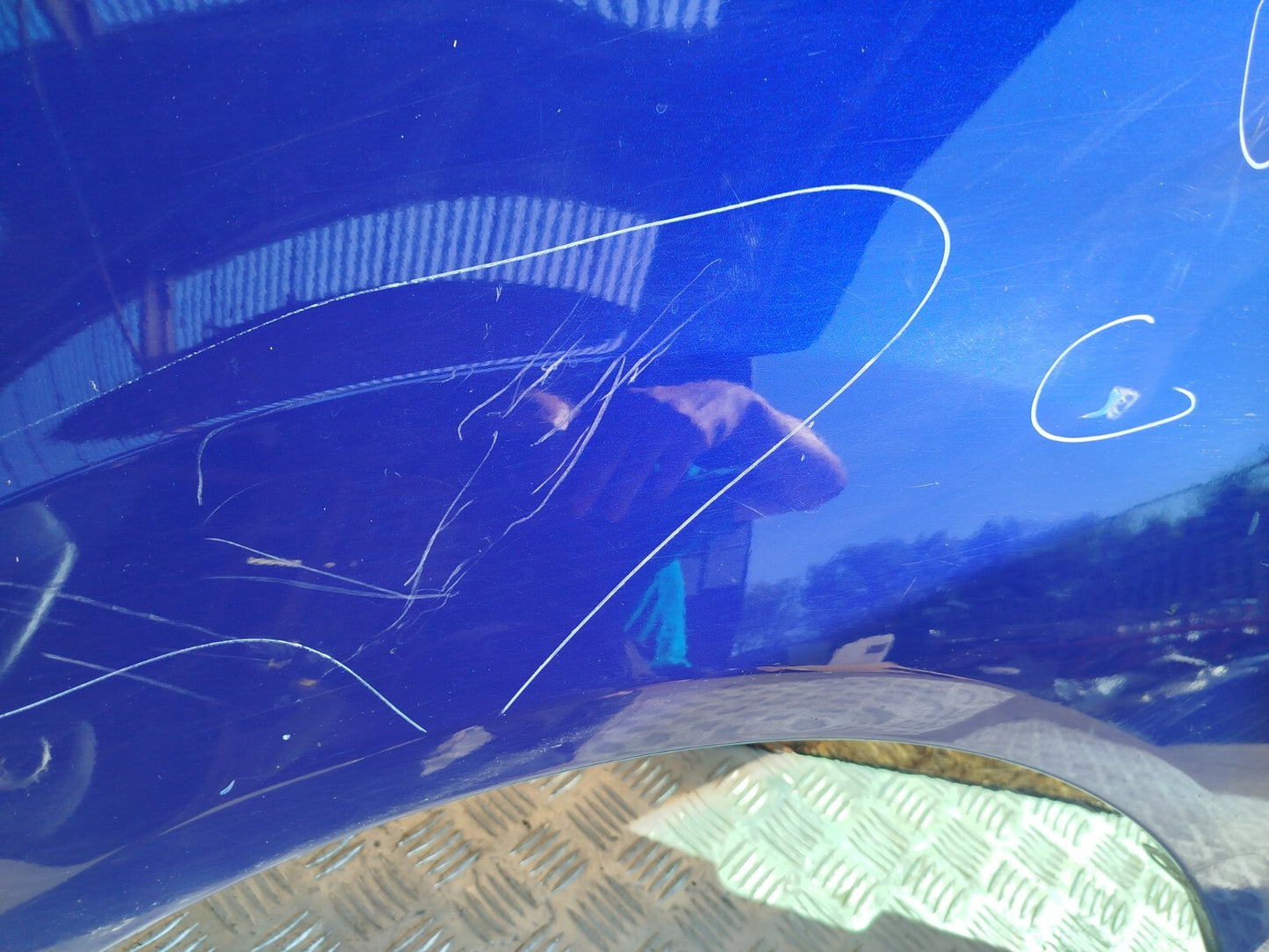 ✅FORD B-MAX TITANIUM 1.0 PETROL 2014 FRONT LEFT WING PANEL BLUE Scratches A285 - Image 10