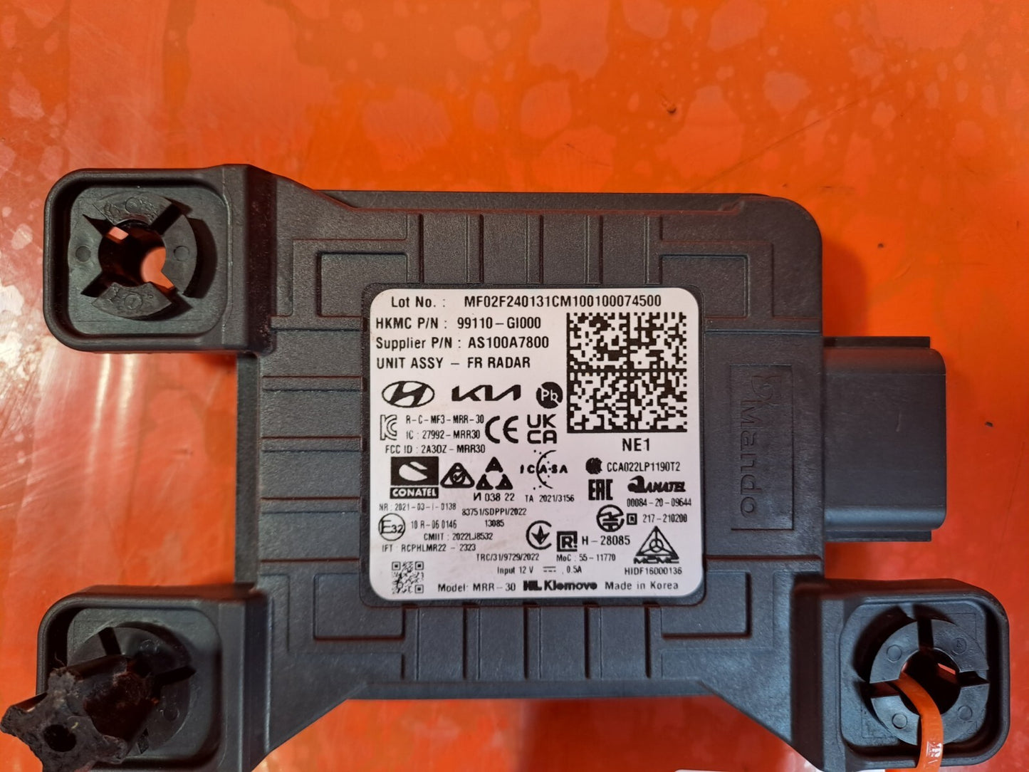 2024 HYUNDAI IONIQ 5 FRONT DISTANCE CONTROL MODULE RADAR 99110-GI000 A226 - Image 12