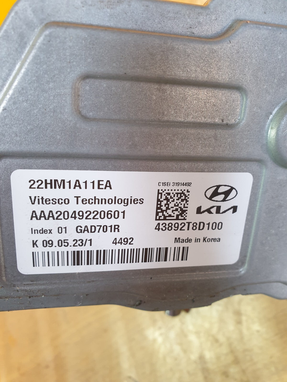 2023 HYUNDAI I20 MK3 N LINE 1.0P CLUTCH ACTUATOR 43892T8D100 + WARRANTY A189 - Image 6