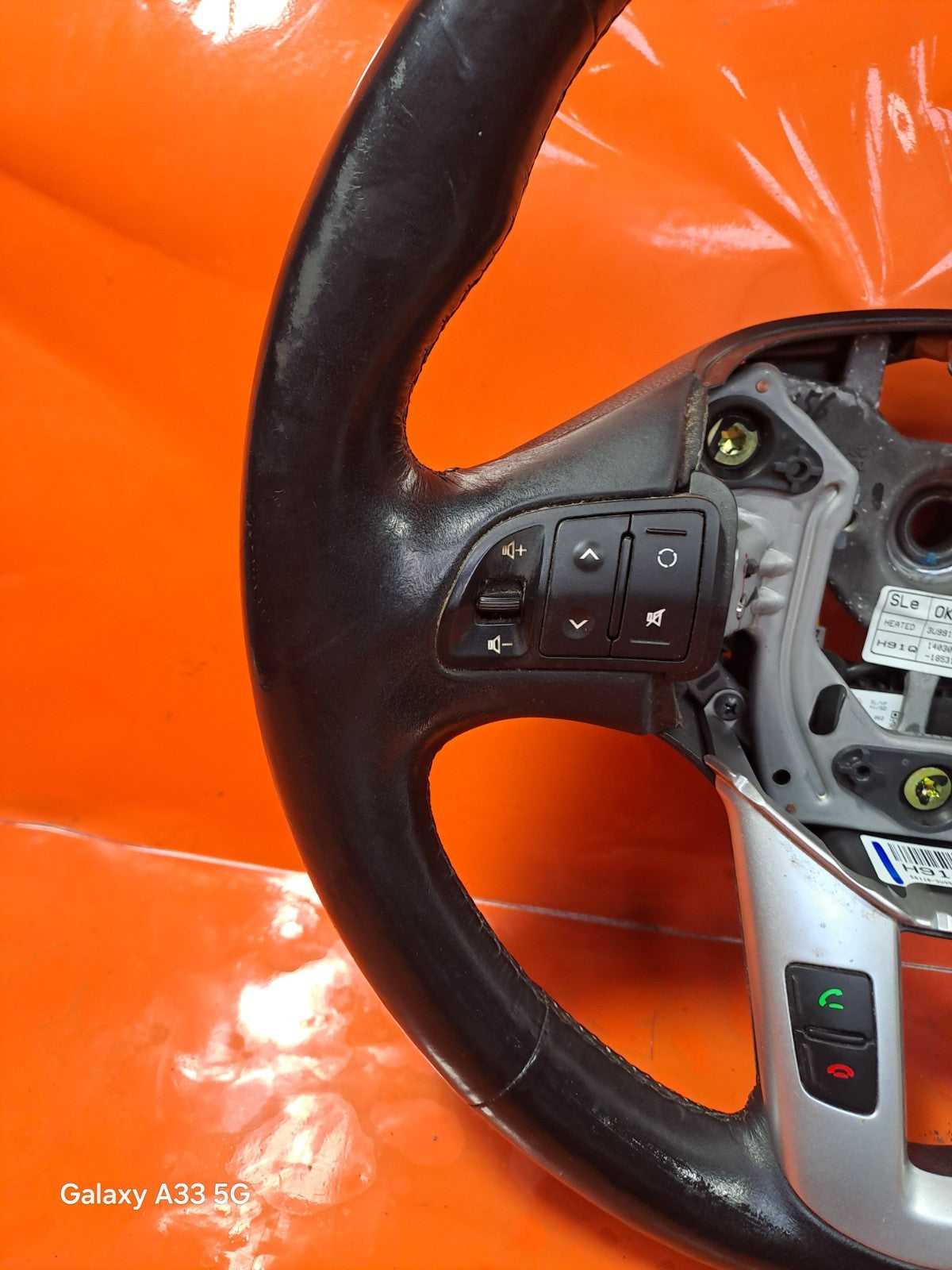 ✅KIA SPORTAGE 4 1.7 DIESEL 2014 MULTIFUNCTION STEERING WHEEL 56110-3U991EQ A287 - Image 3