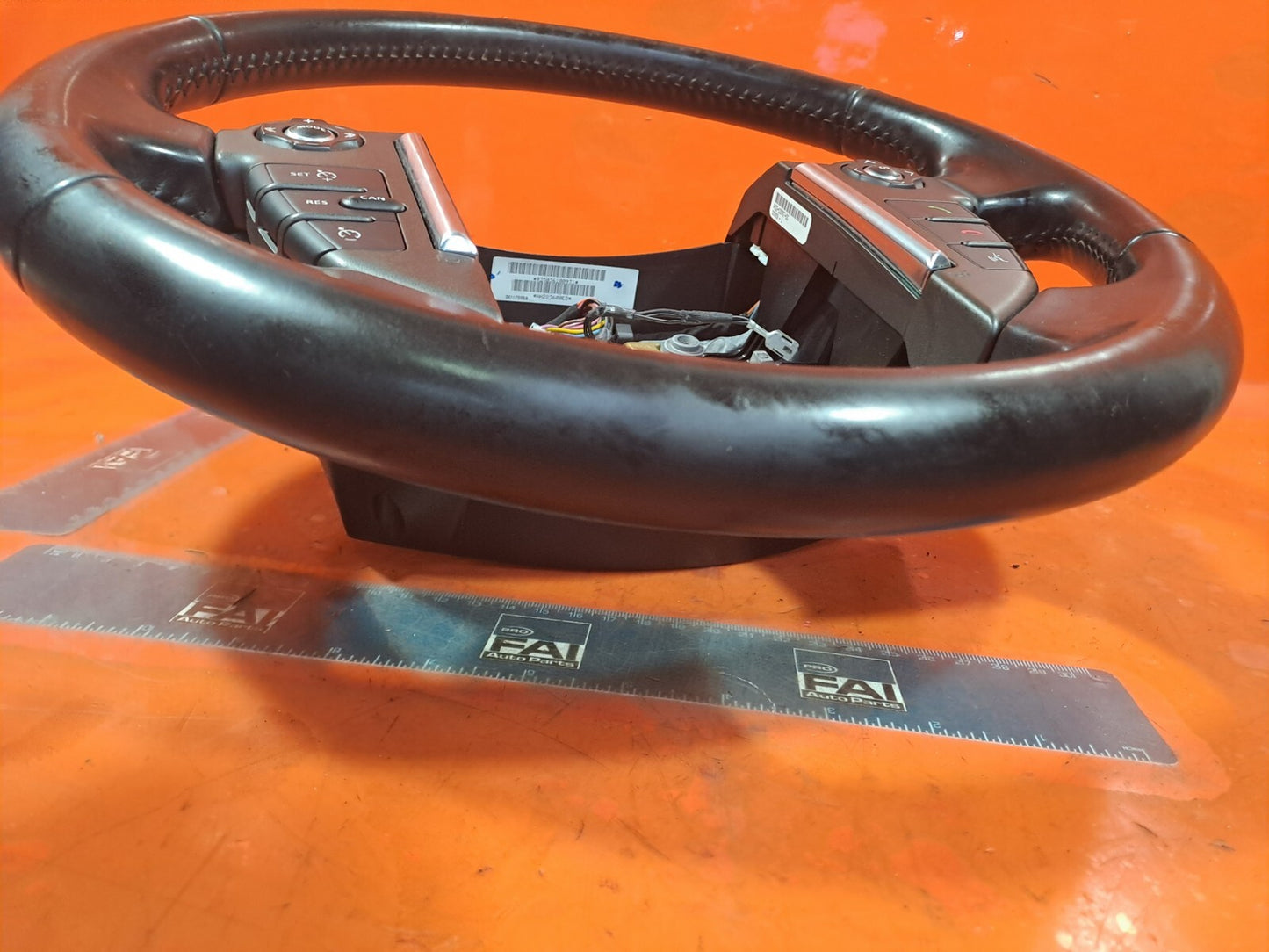 ✅2011 LAND ROVER DISCOVERY 4 L319 3.0D STEERING WHEEL AH22-13D767-BC A239 - Image 7