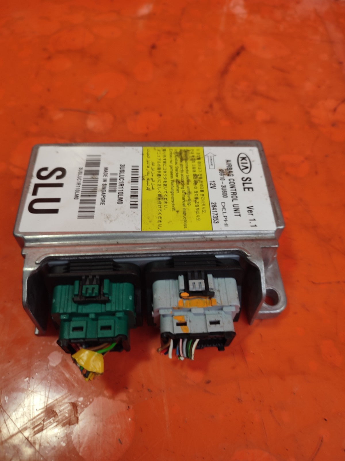 ✅KIA SPORTAGE MK3 1.7 DIESEL 2014 AIRBAG ECU CONTROL MODULE 95910-3U600 Warranty - Image 2