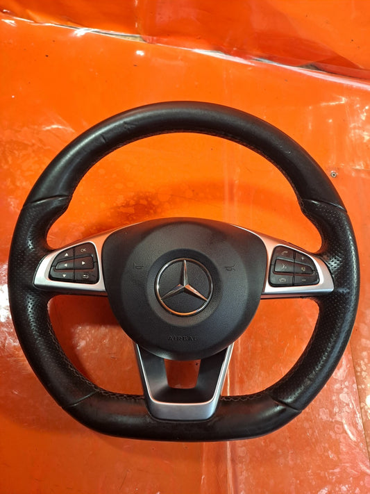 ✅MERCEDES GLA 200D X156 2.1 DIESEL 2016 MULTIFUNCTIONAL STEERING WHEEL Warranty - Image 2