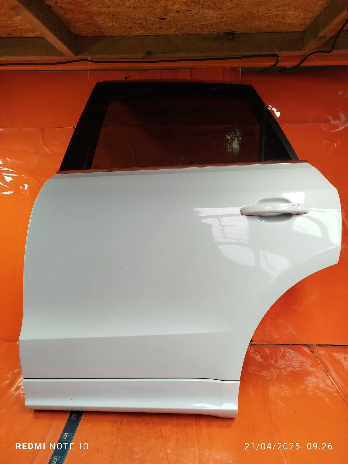 ✅2012 AUDI Q5 8R S LINE 2.0P REAR LEFT DOOR BARE WHITE S9R + WARRANTY A276 - Image 2