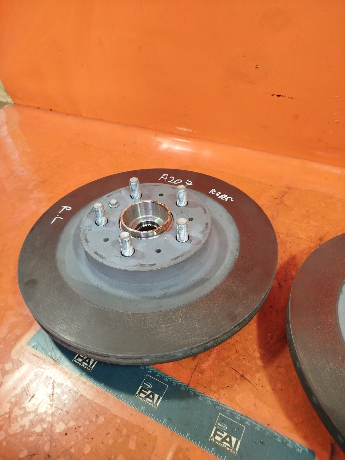 ✅2024 TESLA MODEL 3 LONG REAR BRAKE DISC PAIR 1188632-00-C + WARRANTY A207 - Image 5