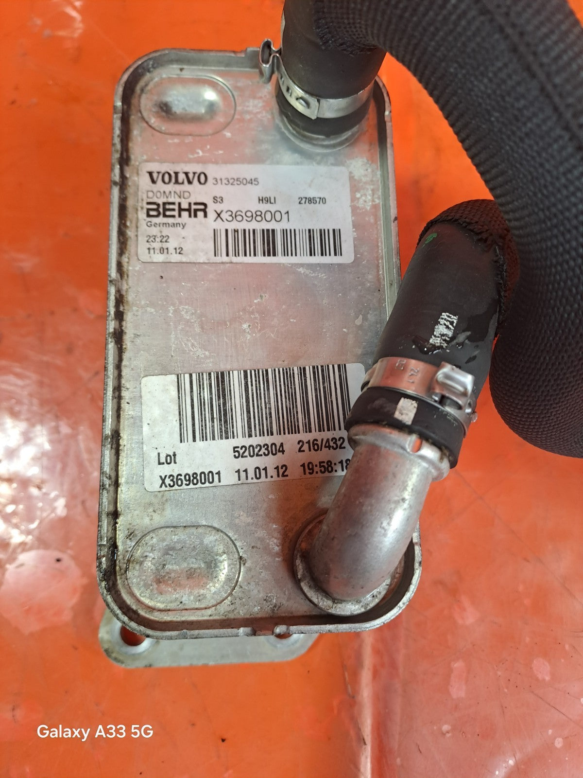 ✅VOLVO XC60 SE AWD 2.4 DIESEL 2012 OIL COOLER 31325045 Warranty A289 - Image 3