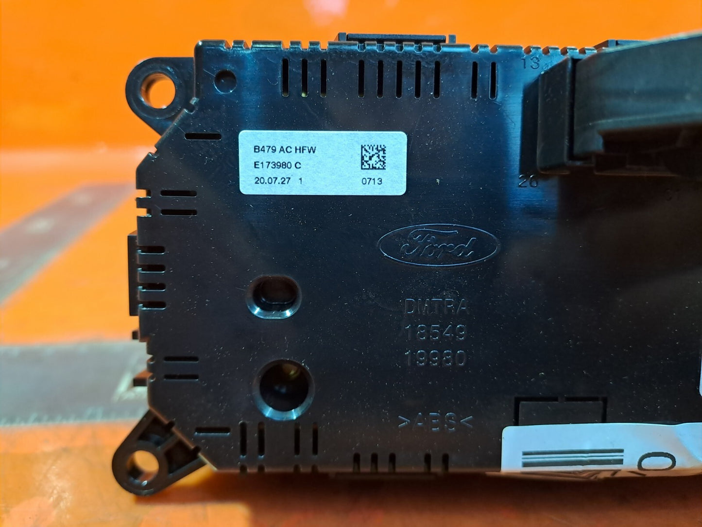 ✅2020 FORD FIESTA ACTIVE 1.0P HEATER A/C CONTROLER SWITCH PANEL J1BT19980BB A247 - Image 12