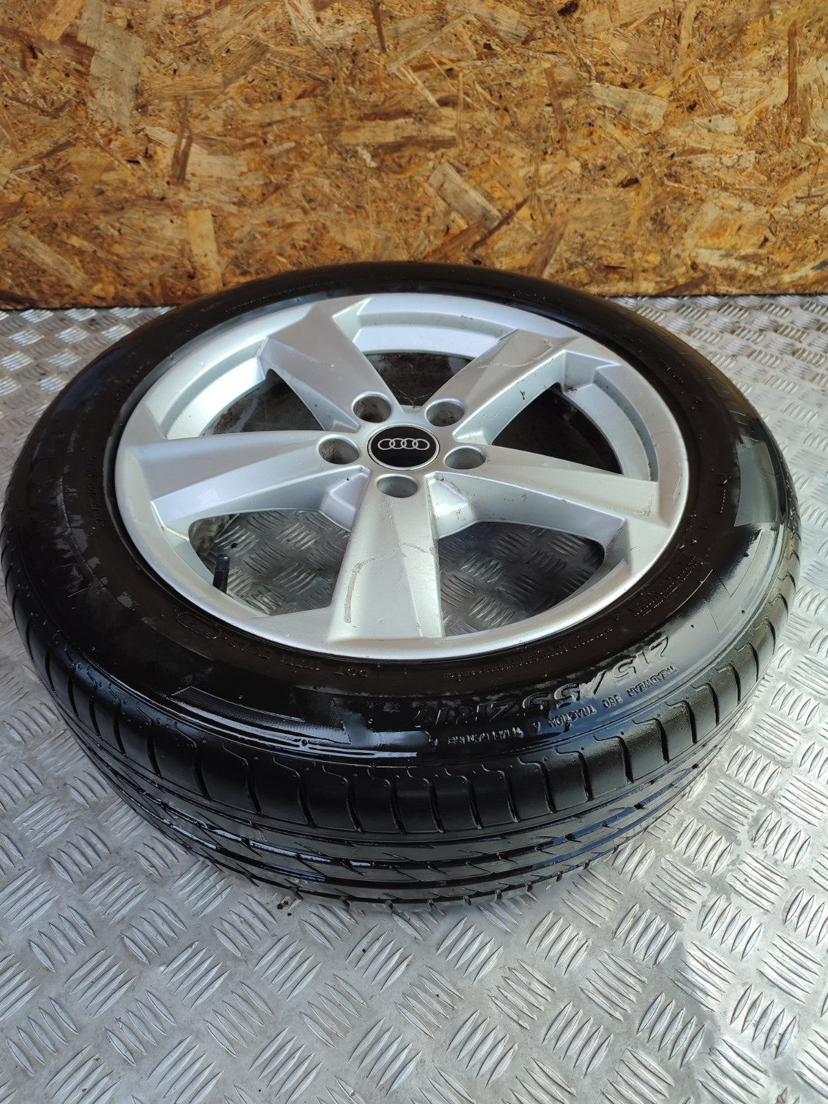 ✅AUDI Q2 S-LINE 1.4 PETROL 2017 ALLOY WHEEL & TYRE 215/55 ZR17 81A601025B A134 - Image 8