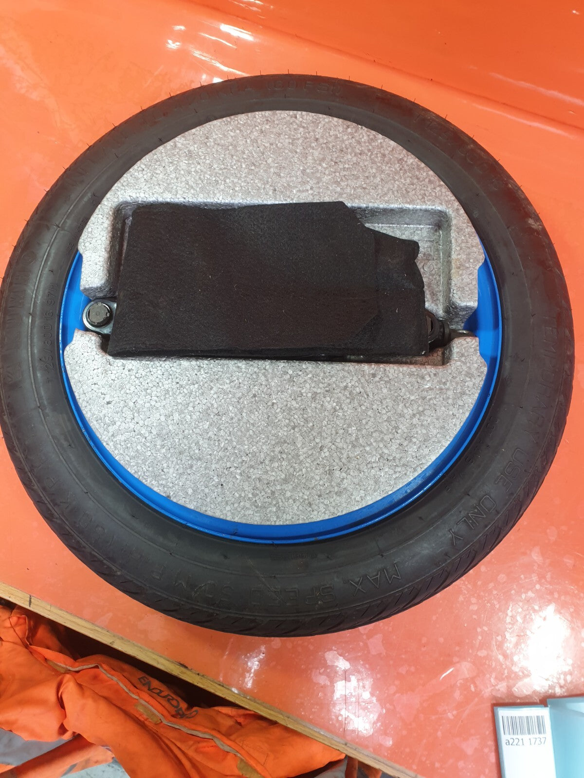 SSANGYONG TIVOLI ELX 1.6 PETROL 2015 SPACE SAVER SPARE WHEEL KIT T125/80 D16 - Image 4