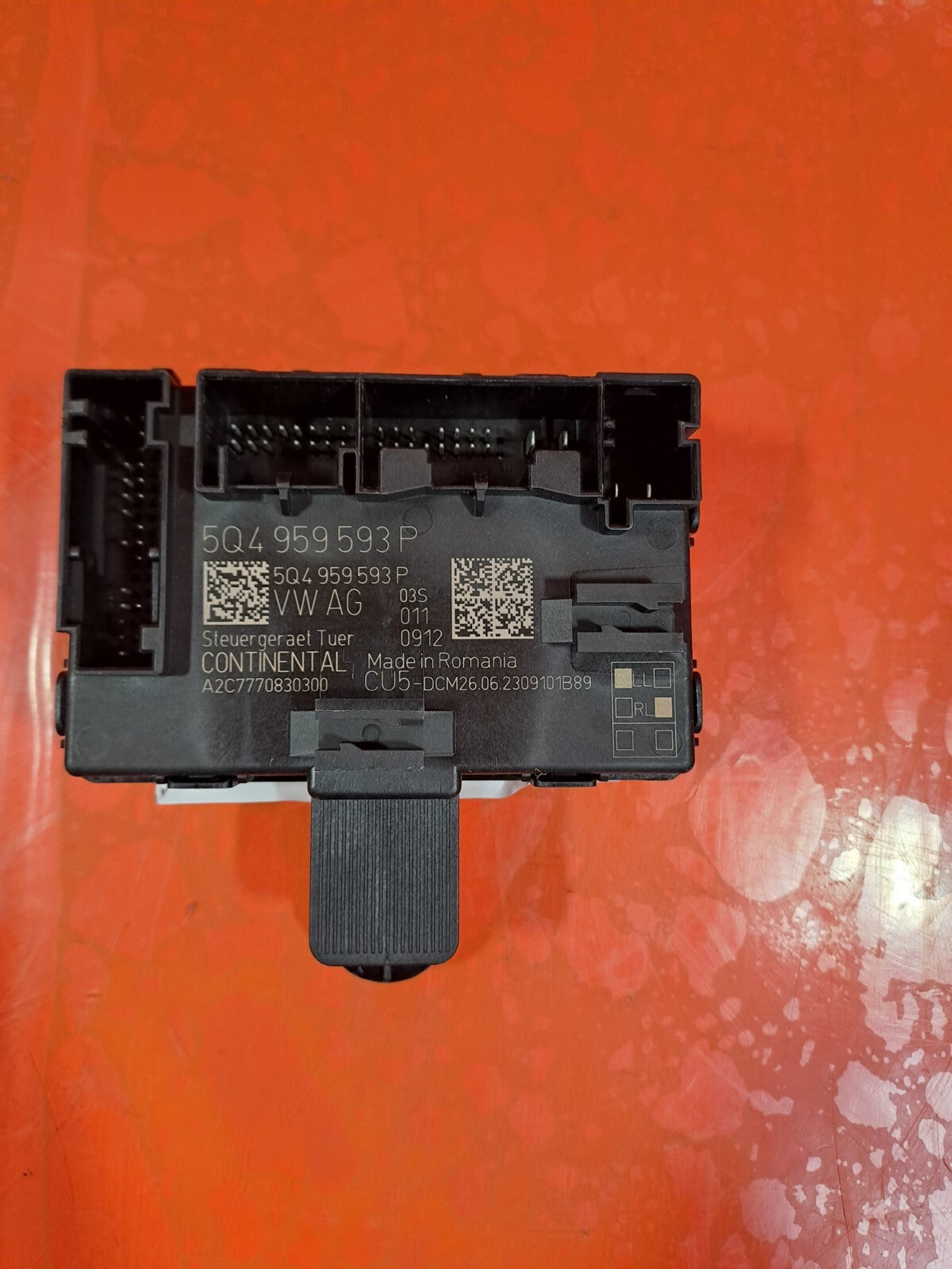 2023 CUPRA LEON VZ2 1.4P FRONT RIGHT DOOR CONTROL MODULE ECU 5Q4959593P A227 - Image 2