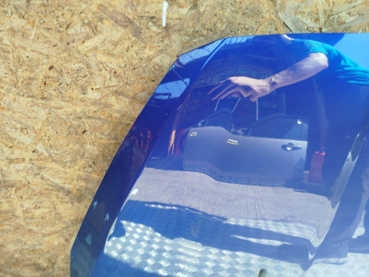 ✅FORD B-MAX TITANIUM 1.0 PETROL 2014 BONNET HOOD BLUE Scratches A285 - Image 5
