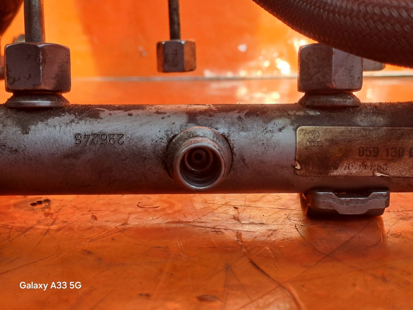 ✅AUDI Q7 S LINE 3.0 DIESEL 2007 RIGHT FUEL INJECTOR RAIL 059130090AG Warranty - Image 10