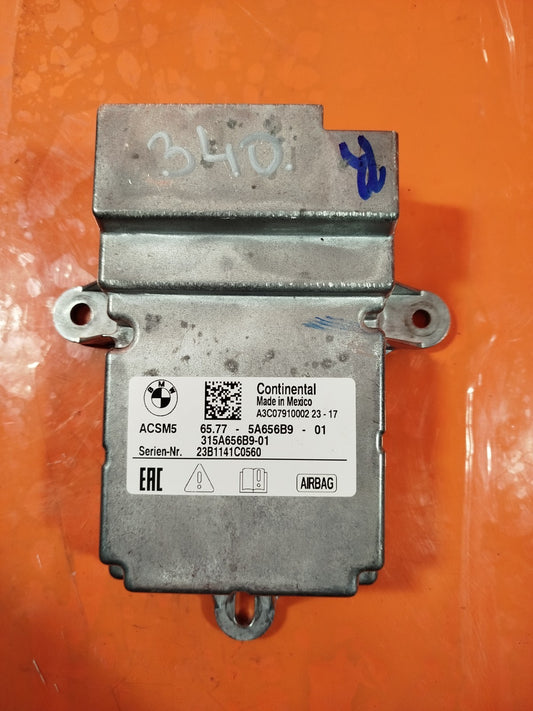 ✅BMW G20 330E 2.0 PETROL 2023 AIRBAG CONTROL MODULE ECU 5A656B9 Warranty A340 - Image 2