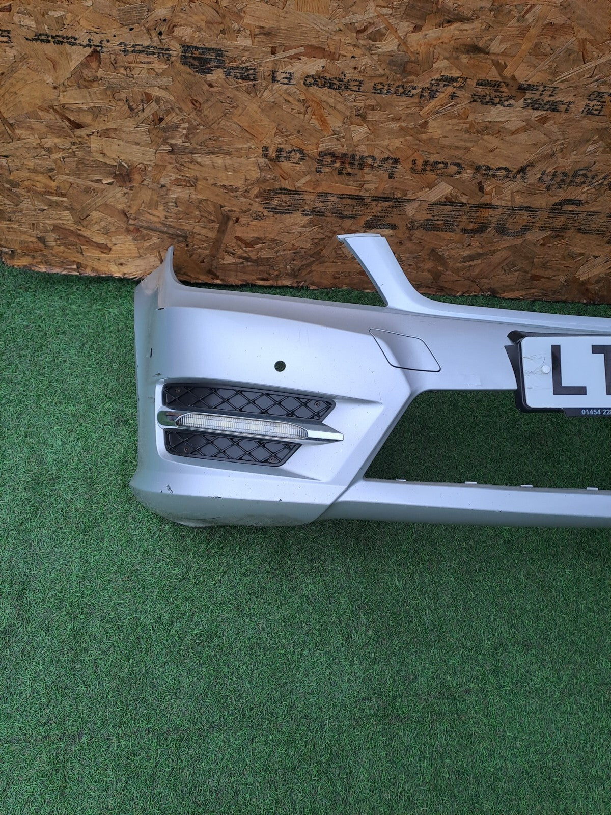 MERCEDES W204 C220 AMG SPORT 2.1 DIESEL 2012 FRONT BUMPER SILVER Warranty A238 - Image 6