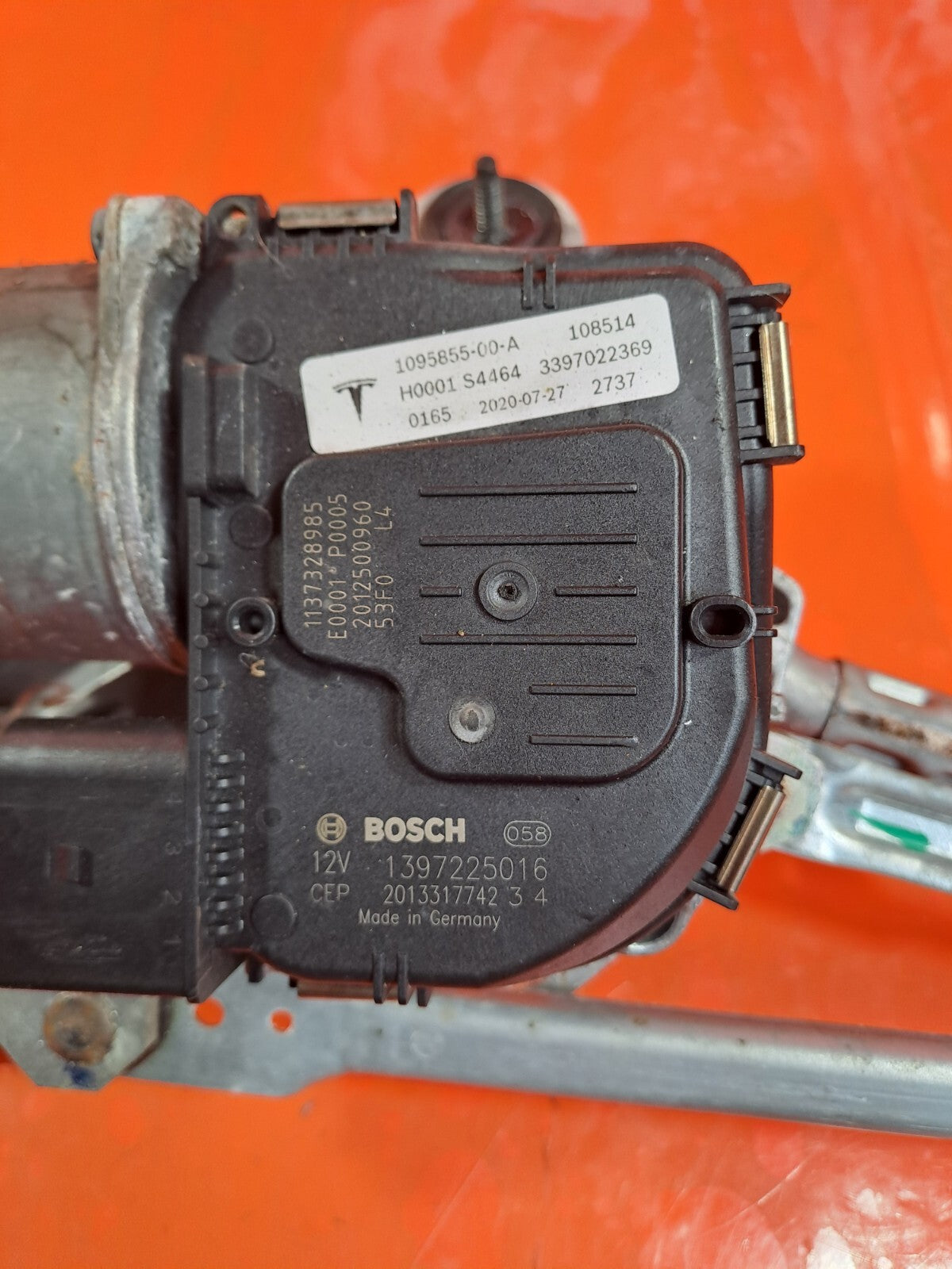 ✅Tesla Model 3 Long Range 2020 WIPER MOTOR & LINKAGE 1095855-00-A Warranty A266 - Image 12