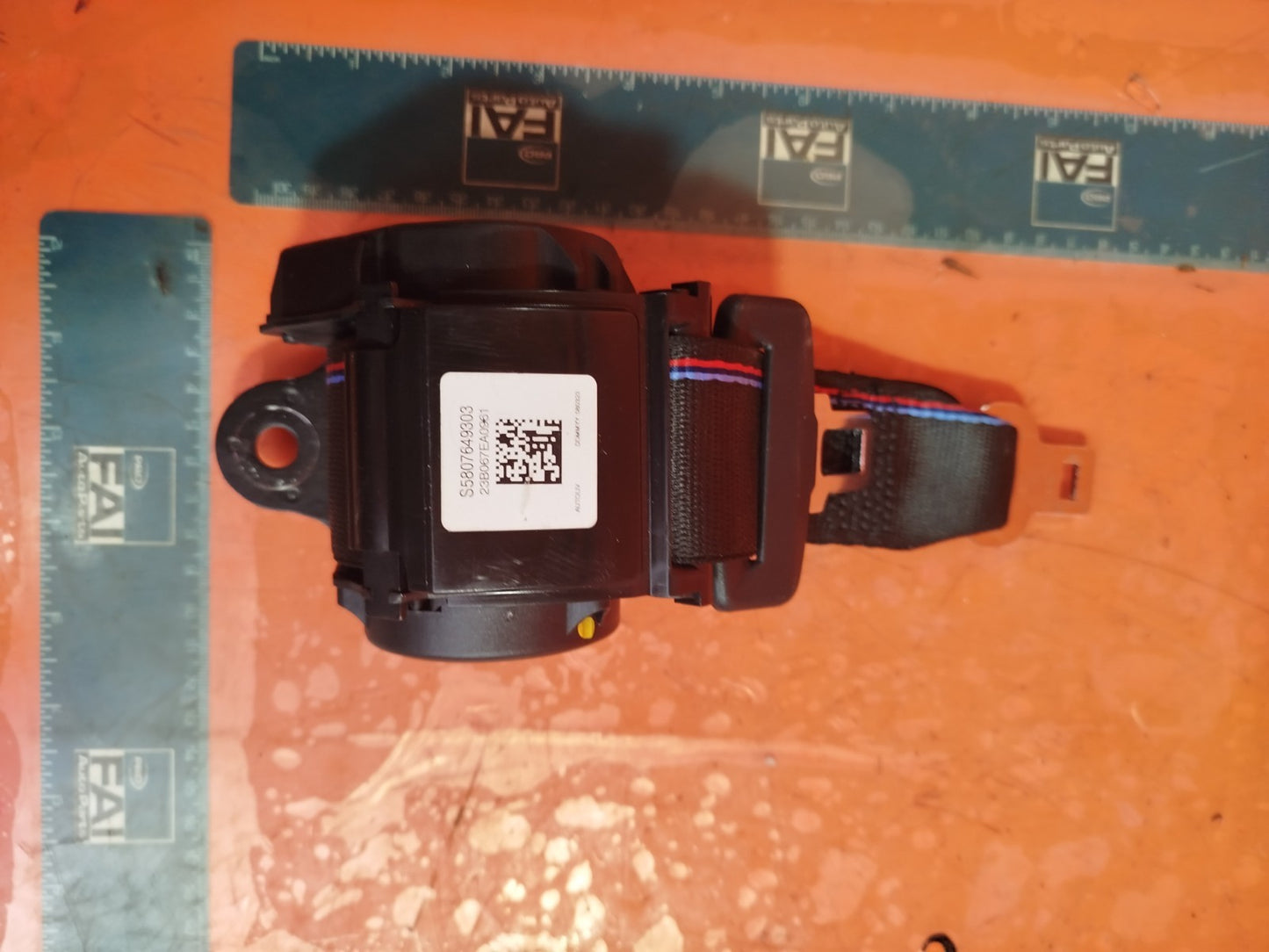 ✅2023 BMW 2 SERIES M SPORT F44 REAR CENTRE SEAT BELT 644634300B + WARRANTY A293 - Image 12