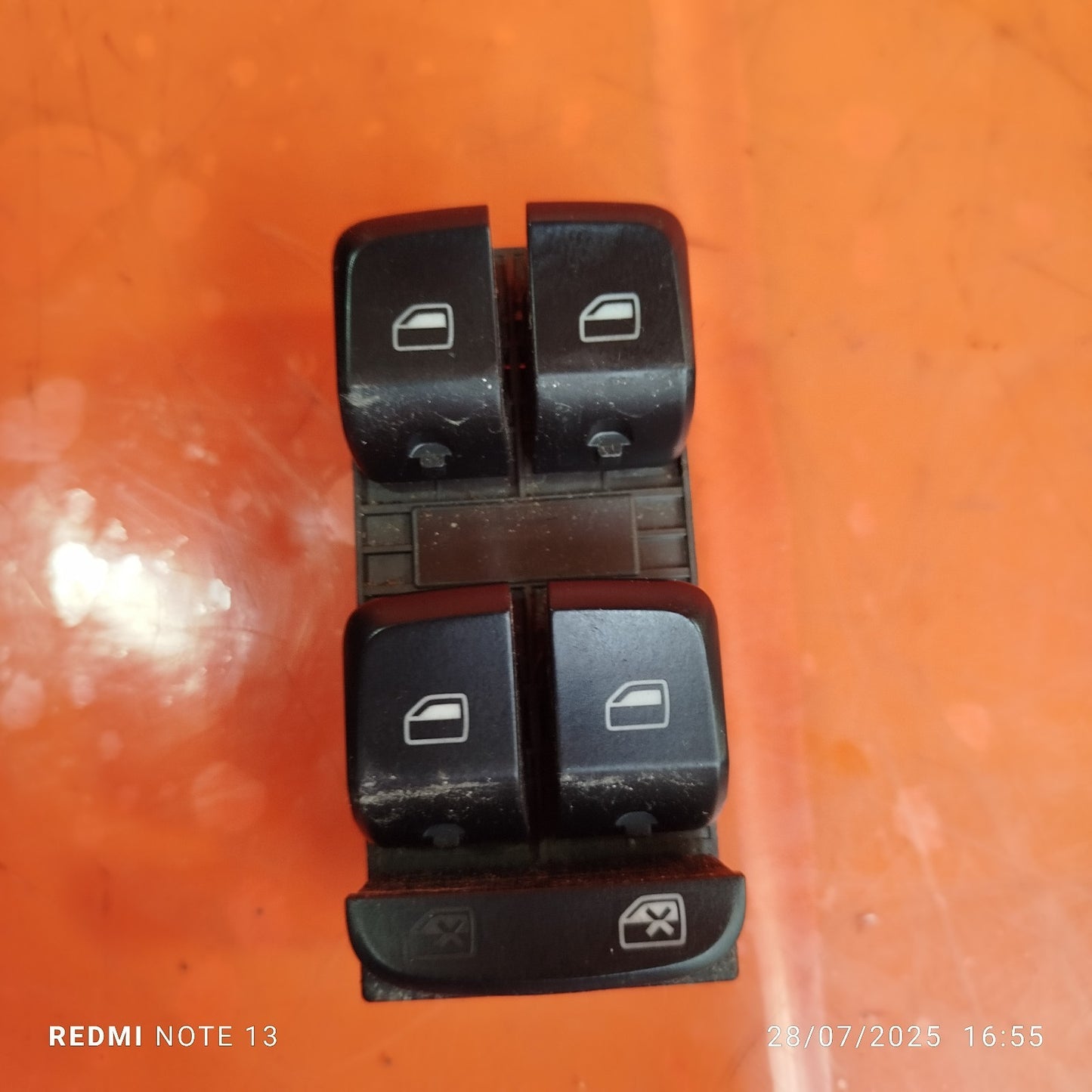 ✅AUDI Q5 S LINE 2.0 DIESEL 2012 FRONT RIGHT WINDOW REGULATOR SWITCH 8K0959851D - Image 2