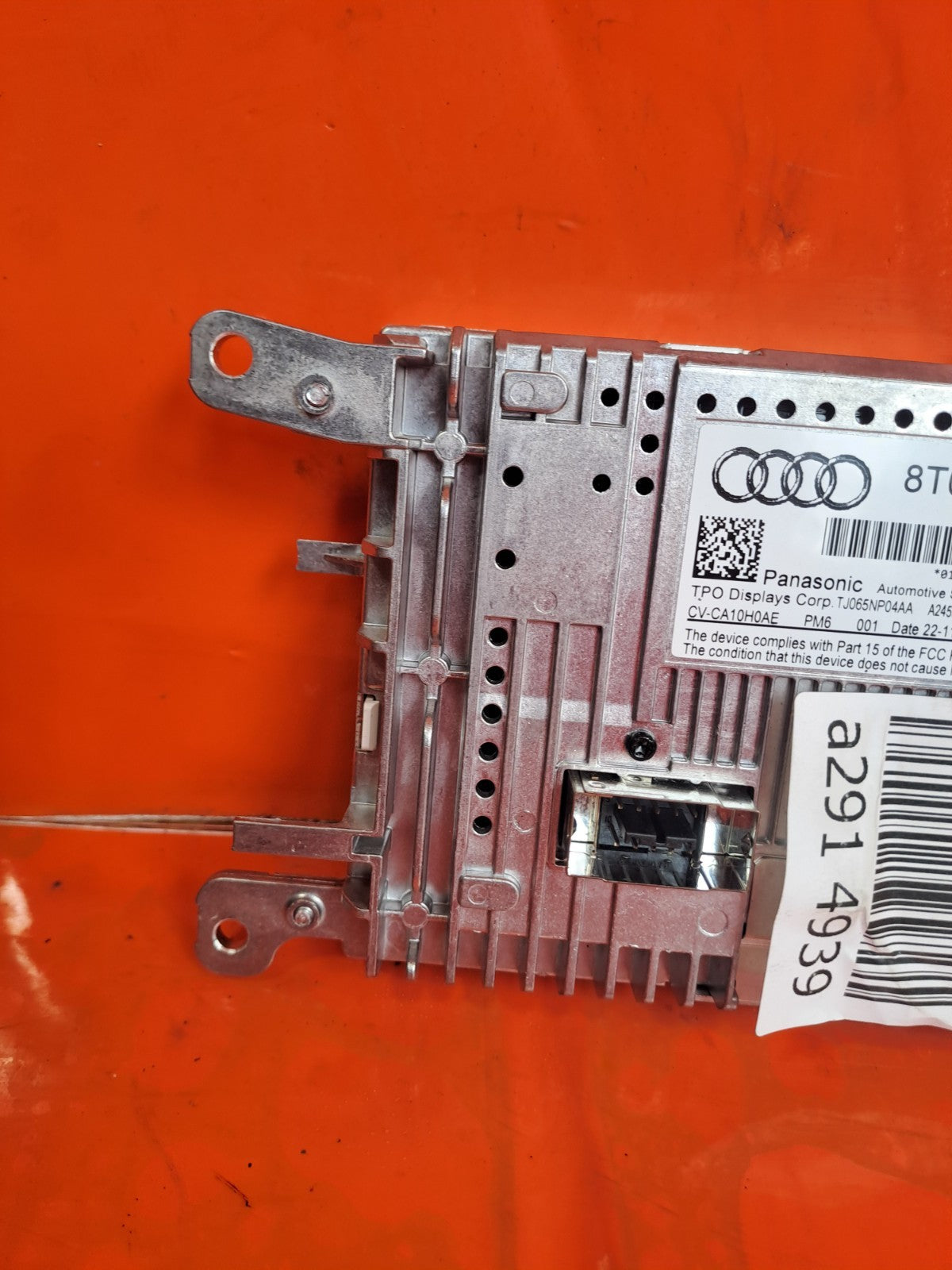 ✅Audi Q5 S Line 2012 2.0 Diesel DASHBOARD MULTIMEDIA DISPLAY SCREEN UNIT A291 - Image 8