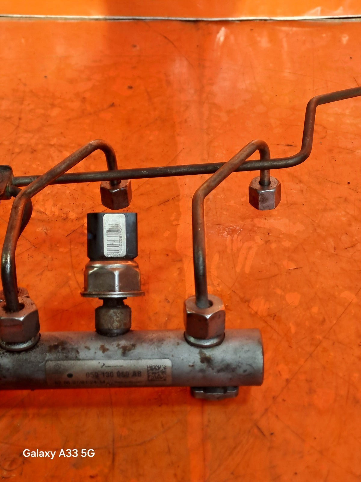 ✅AUDI Q7 S LINE 3.0 DIESEL 2007 LEFT FUEL INJECTOR RAIL 059130089AB Warranty - Image 7