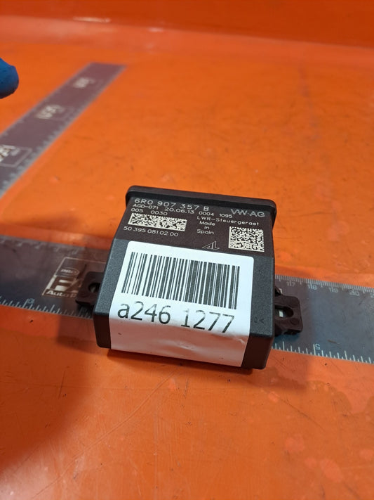 ✅2013 VW PASSAT CC GT B7 2.0D HEADLIGHT RANGE CONTROL MODULE ECU 6R0907357B A246 - Image 2
