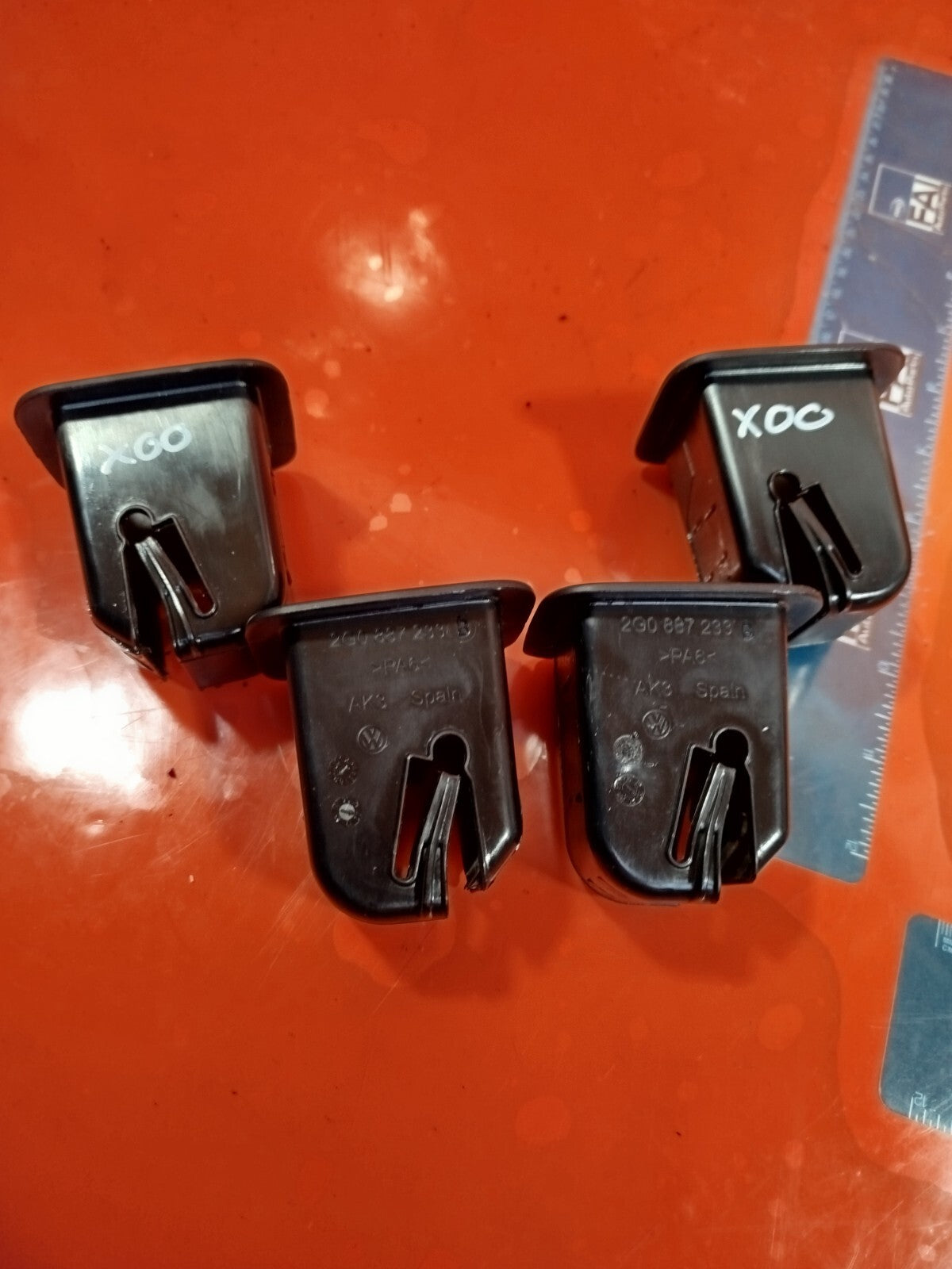 ✅2022 VOLKSWAGEN POLO MK6 ISOFIX CHILD x4 SEAT SLOT GUIDE TRIM 2G0887233B xAA - Image 5