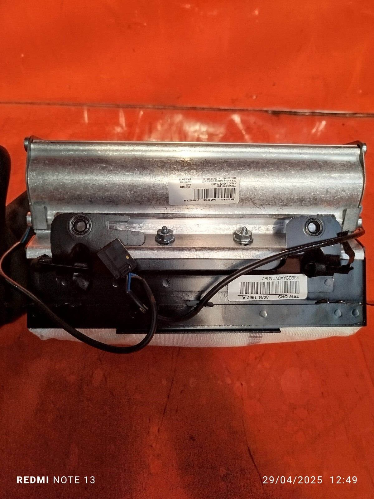 ✅Land Rover Range Rover L322 2005 4.4 Petrol FRONT LEFT DASHBOARD AIRBAG A274 - Image 1