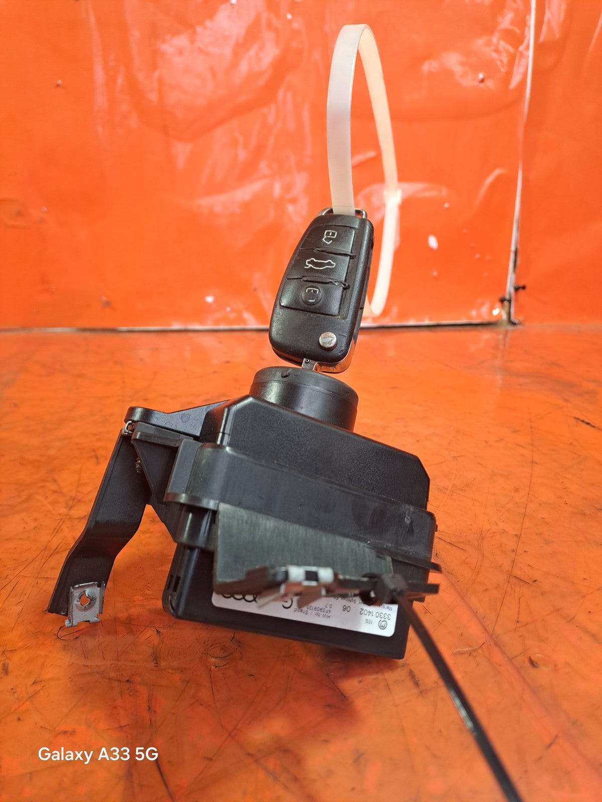 ✅AUDI Q7 S LINE 3.0 DIESEL 2007 IGNITION BARREL & KEY 4F0905852B 4F0909135 A295 - Image 7