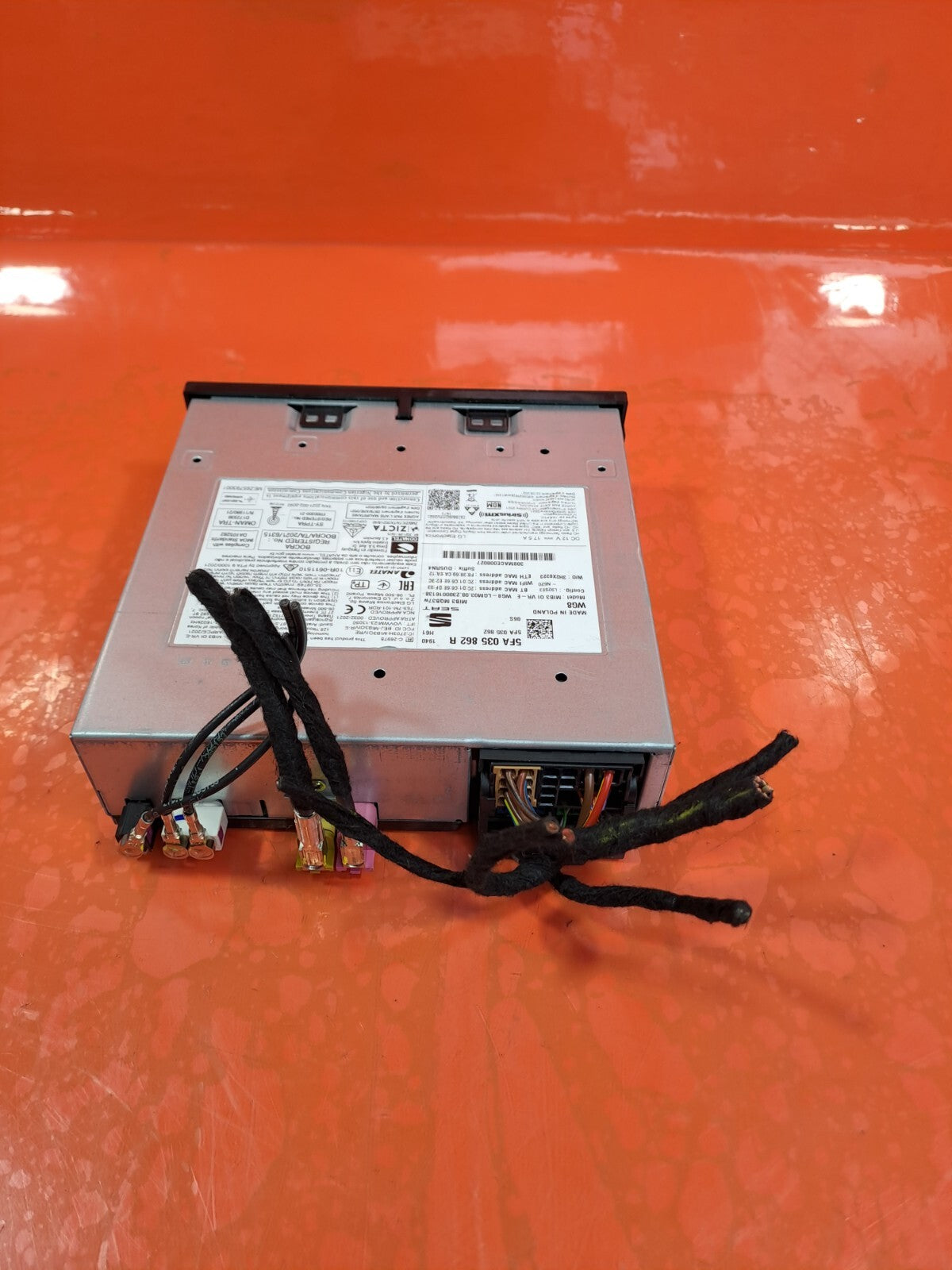 2023 CUPRA LEON VZ2 1.4P SAT NAV HEAD UNIT 5FA035862R + WARRANTY A227 - Image 5