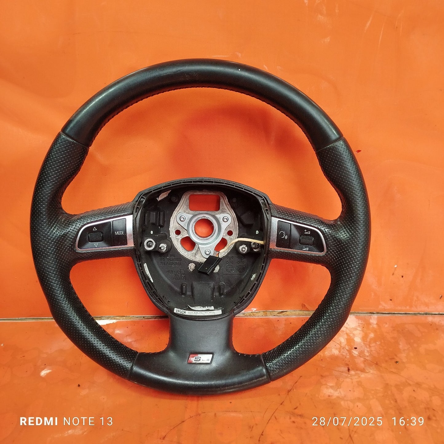 ✅AUDI Q5 S LINE 2.0 DIESEL 2012 MULTIFUNCTION STEERING WHEEL 8P0419091DT A291 - Image 1