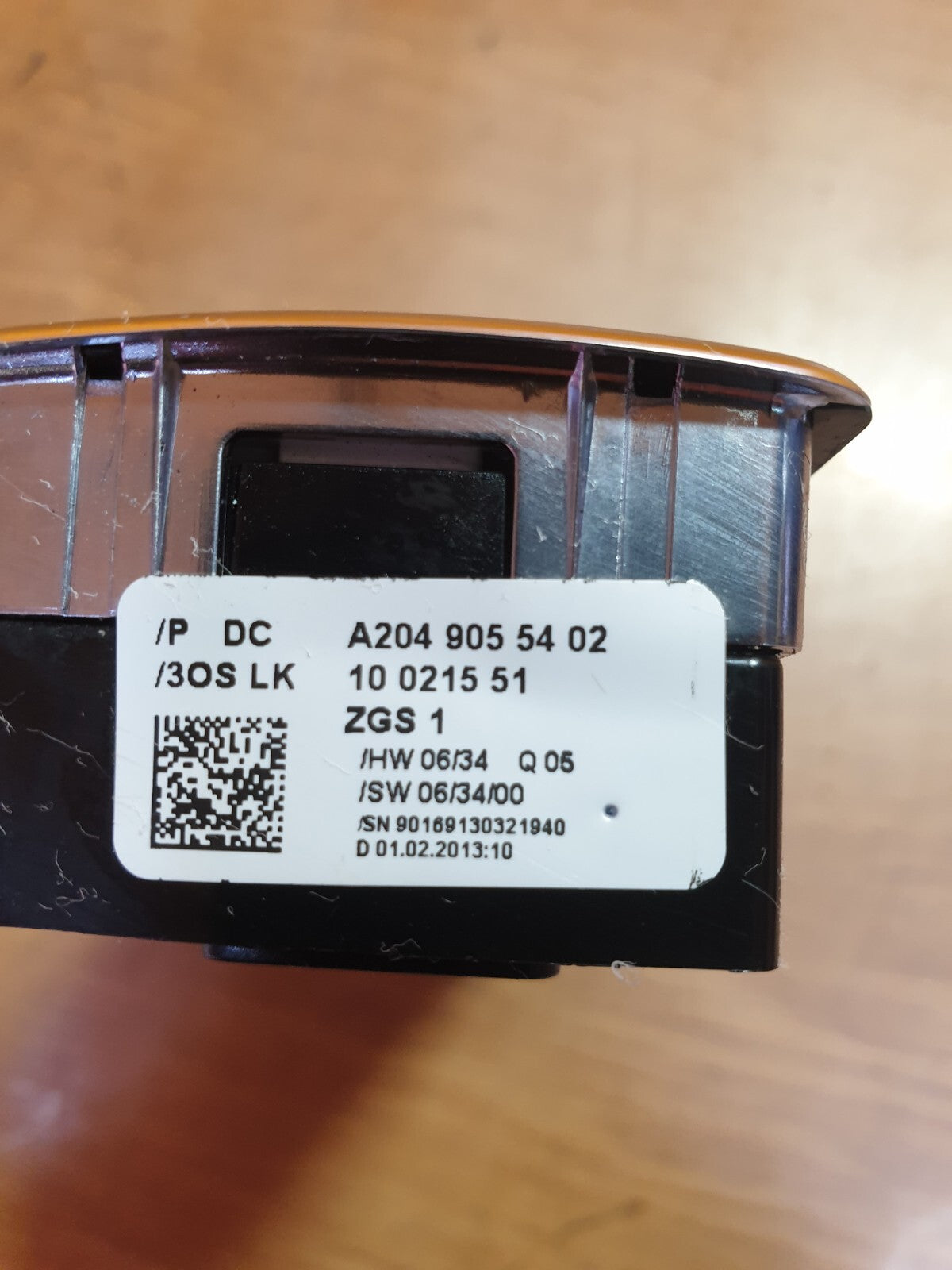 ✅2013 MERCEDES C CLASS W204 FRONT RIGHT DRIVER SIDE WINDOW SWITCH A2049055402 - Image 11