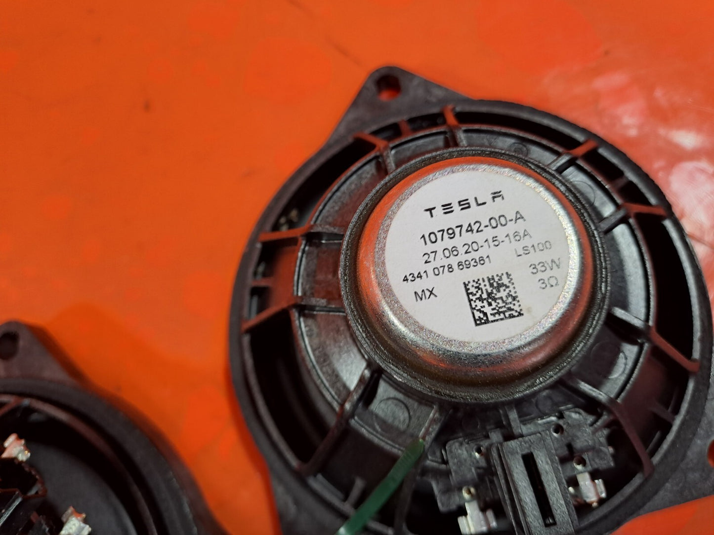 ✅2020 TESLA MODEL 3 DASHBOARD SPEAKERS 1079742-00-B + WARRANTY A266 - Image 7