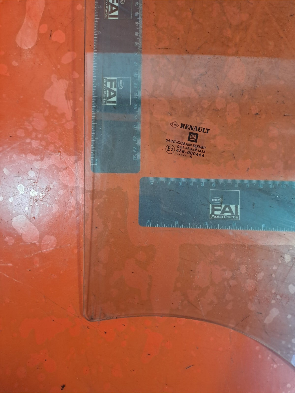 ✅RENAULT TRAFIC MK3 Sl27 1.6 DIESEL 2015 FRONT RIGHT DOOR WINDOW GLASS 43R000464 - Image 10