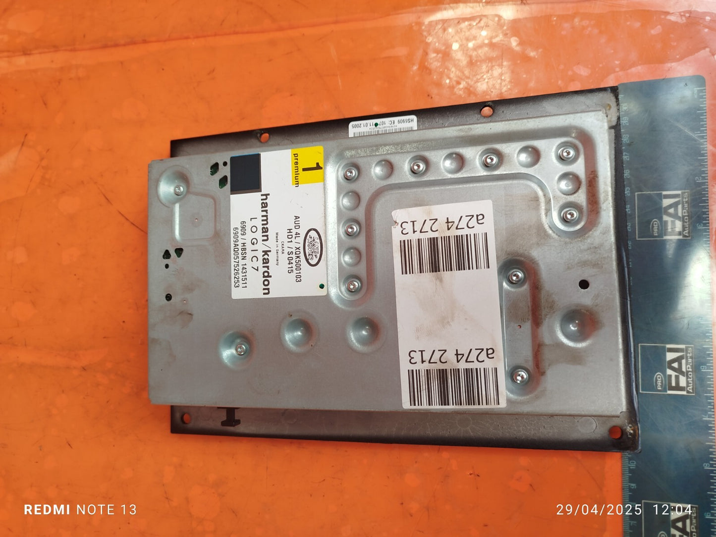 ✅Land Rover Range Rover Vogue L322 2005 4.4 Petrol RADIO STEREO AMPLIFIER UNIT - Image 9