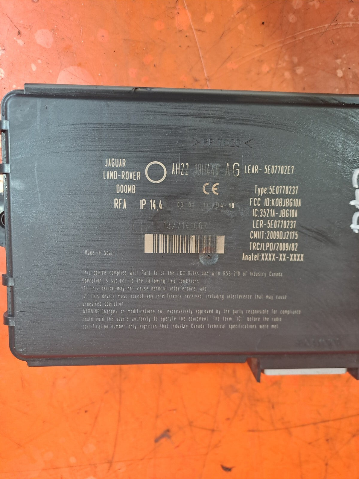 ✅2010 LAND ROVER DISCOVERY 4 L319 KEYLESS ENTRY MODULE AH22-19H440-AG + WARRANTY - Image 2