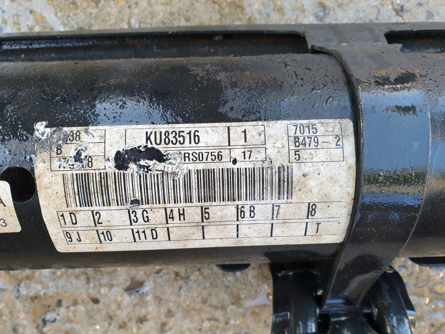 2019 FORD FIESTA ST-3 1.5P COMPLETE REAR AXLE K1BC-19403-CA + WARRANTY A125