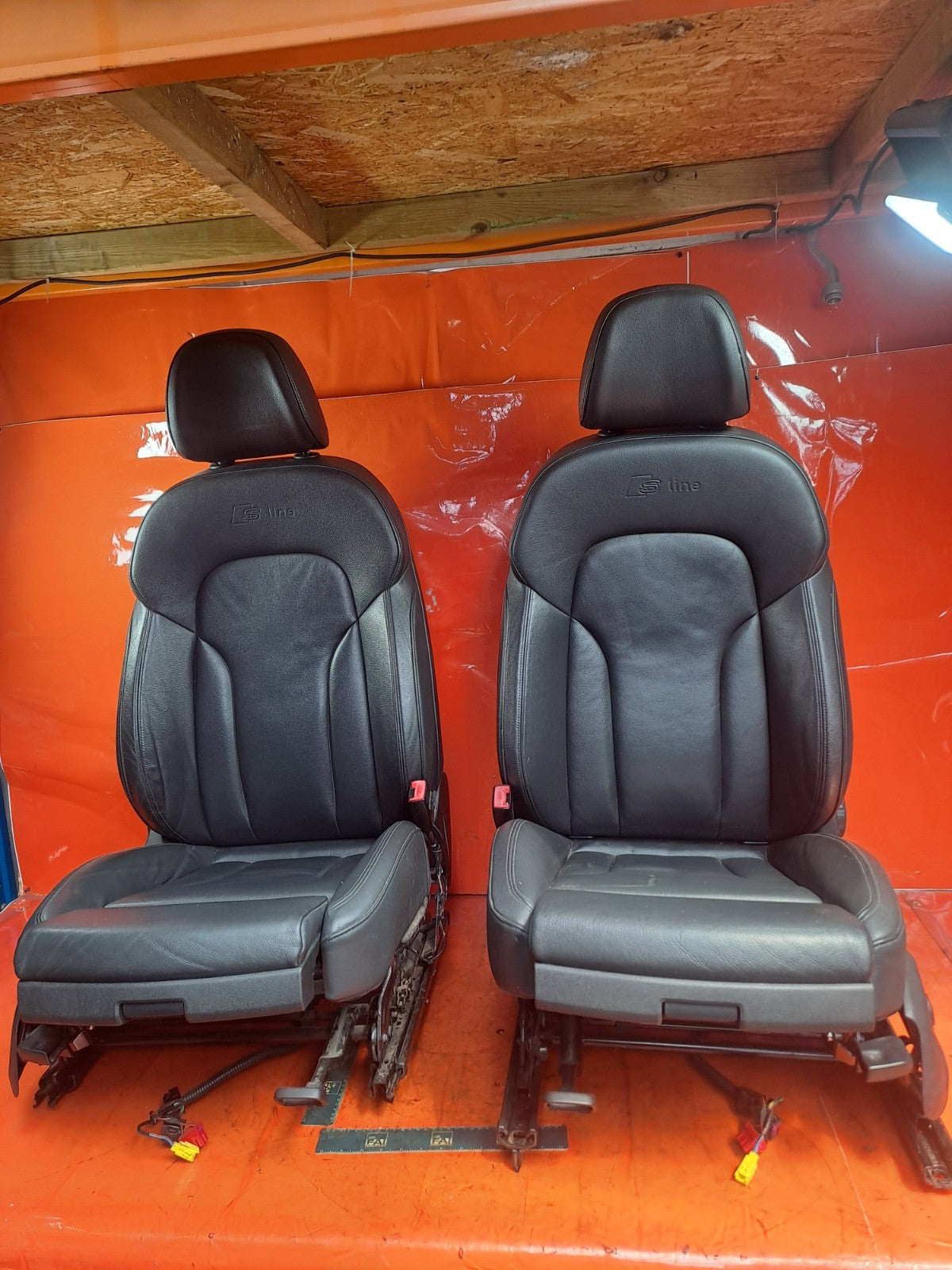 ✅AUDI Q5 S LINE 2.0 DIESEL 2012 FRONT LEATHER SEATS PAIR Warranty A291 - Image 2