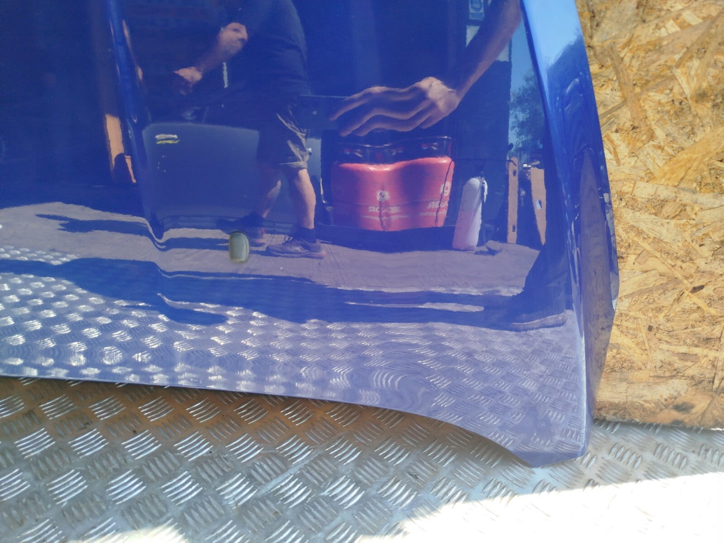 ✅FORD B-MAX TITANIUM 1.0 PETROL 2014 BONNET HOOD BLUE Scratches A285 - Image 2