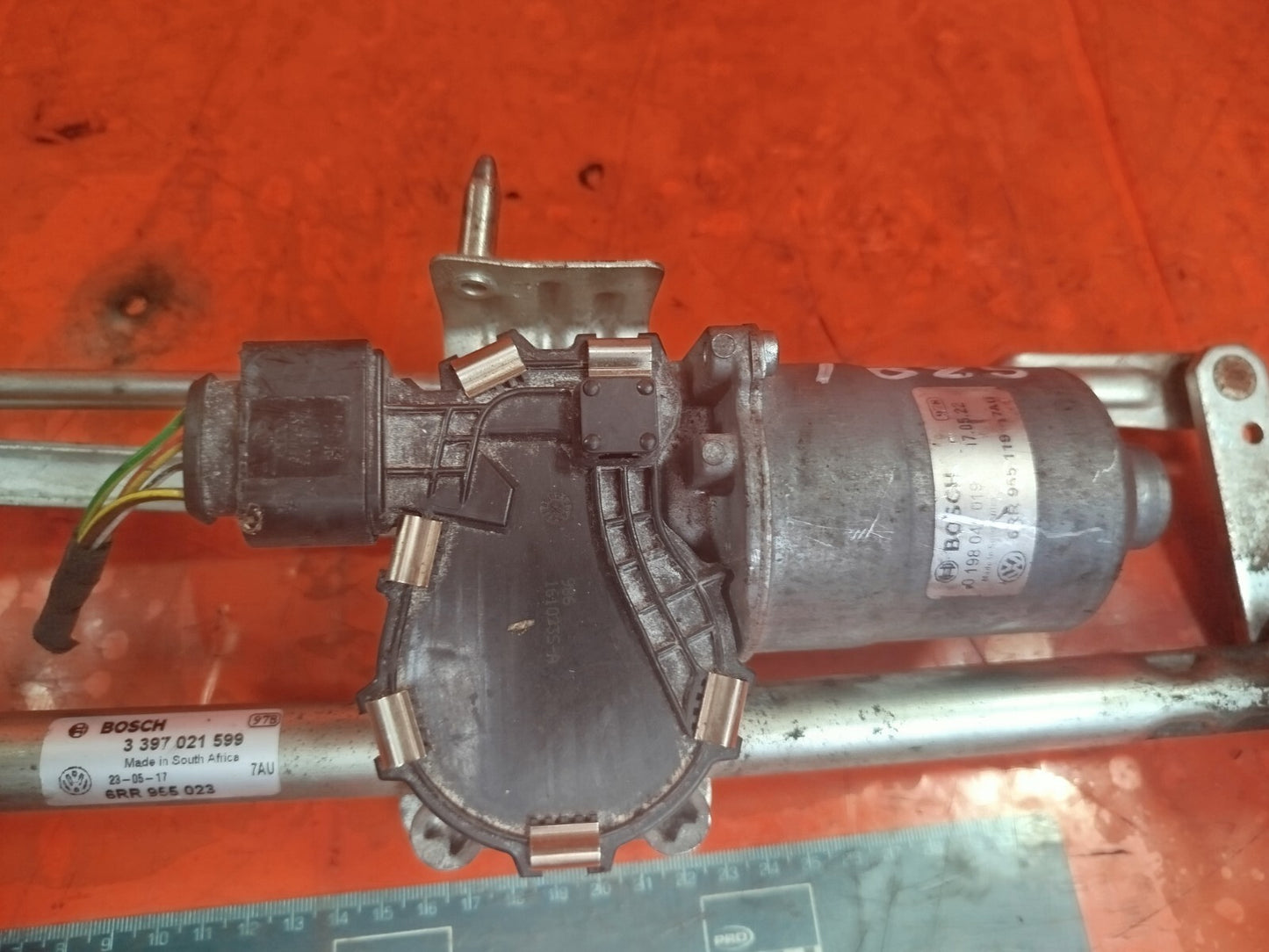 ✅VOLKSWAGEN POLO MK5 R6 2009-2017 WIPER MOTOR AND LINKAGE 6RR955023 Warranty xAA - Image 6