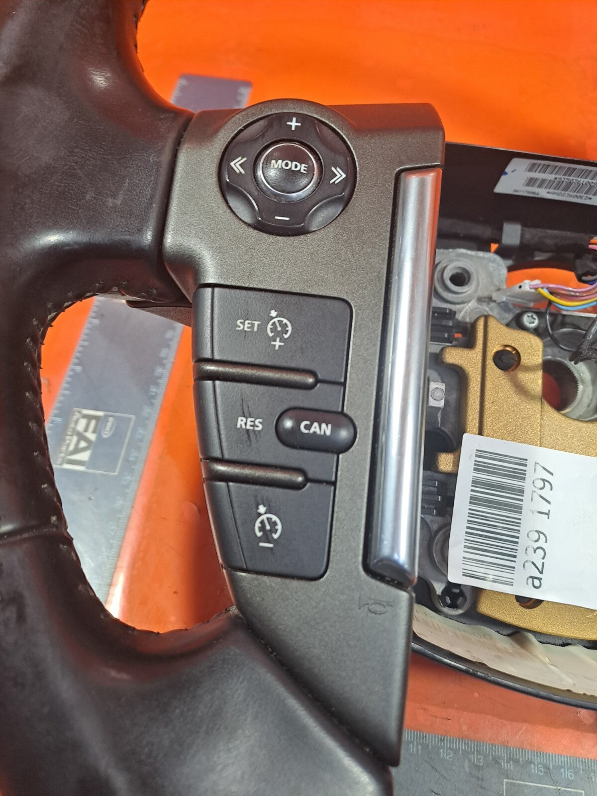 ✅2011 LAND ROVER DISCOVERY 4 L319 3.0D STEERING WHEEL AH22-13D767-BC A239 - Image 3