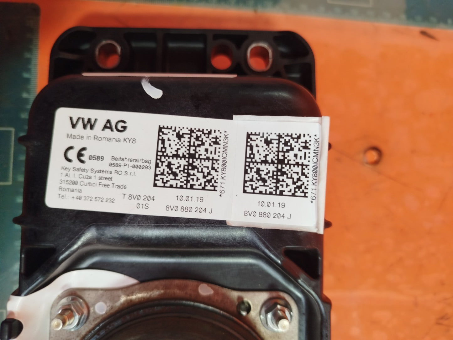 ✅AUDI A3 S LINE 1.5 PETROL 2019 DASHBOARD PASSENGER ARBAG 8V0880204J Warranty - Image 9
